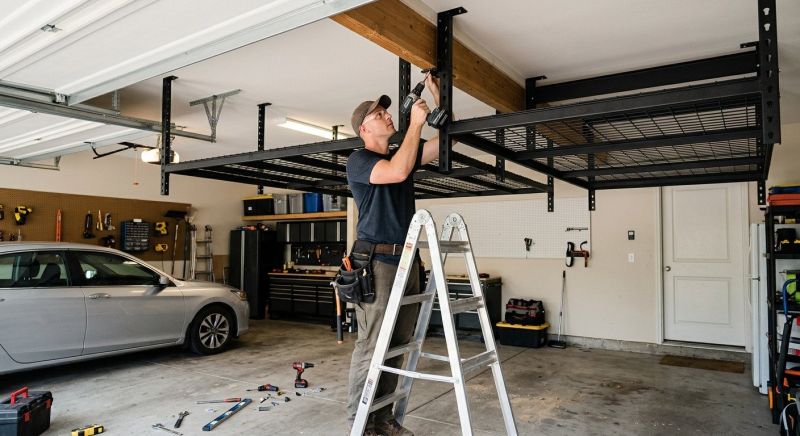 Garage Tool Rack Installation in Alexandria, VA